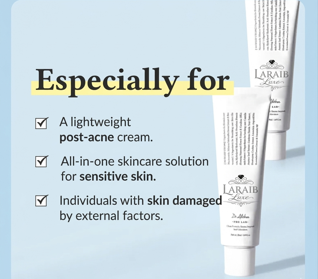 Laraib Luxe Relief Cream Barrier Repair Calm and Clear Moisturizer