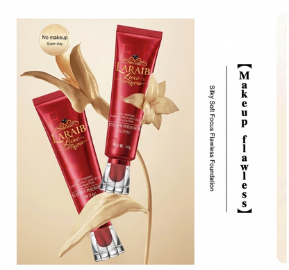 Laraib Luxe Waterproof Foundation – Medium Coverage, Oil-Free